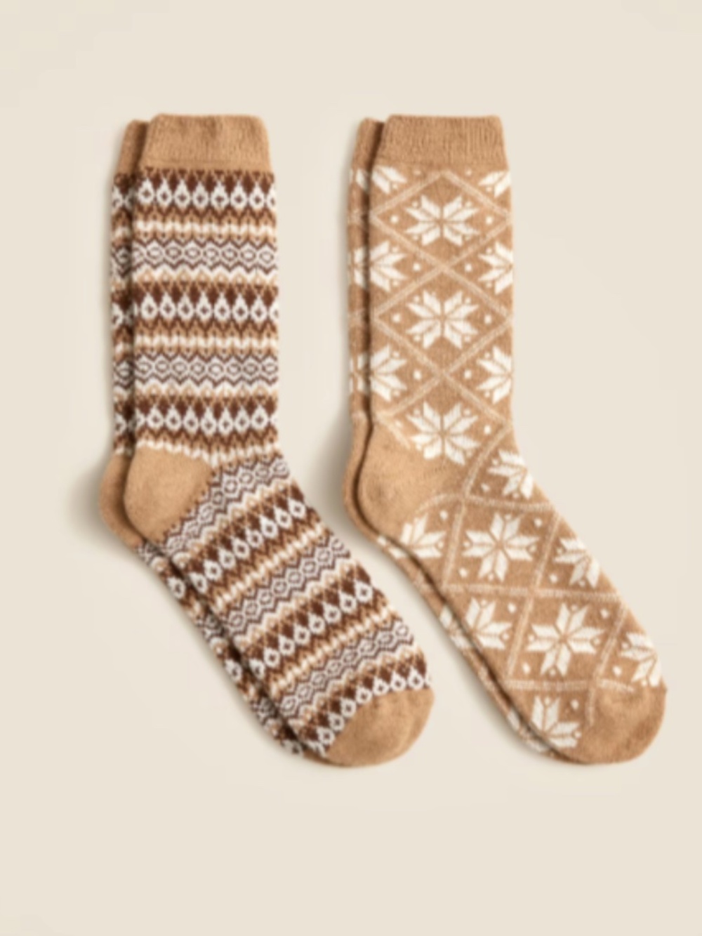 J. Crew Fair Isle Trouser Socks 2-pack